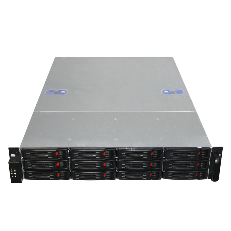 2U High Density Storage Server Chassis with 12 hotswap drive bays 12 Bay Server Case