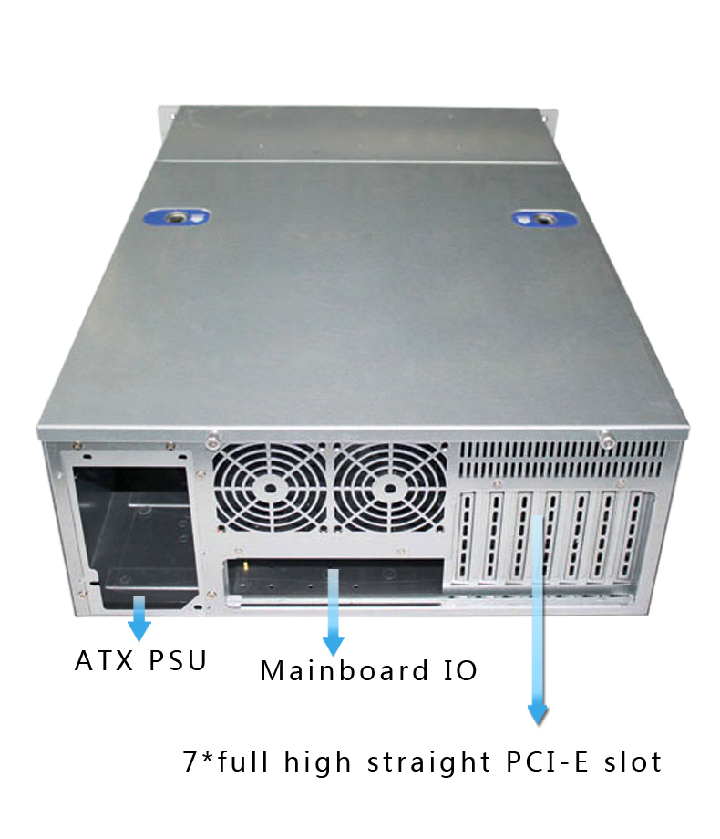4U 24 Bays Hot swap Server Case high Storage rackmount Chassis